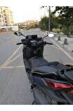 Yamaha Xmax Siperlik Ön Cam 2023 2024 Model 65cm Şeffaf Renkli 4mm ORTA BOYLU CAM