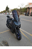 Yamaha Xmax Siperlik Ön Cam 2023 2024 Model 65cm Siyah Renkli 4mm ORTA BOYLU CAM
