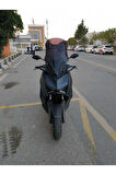 Yamaha Xmax Siperlik Ön Cam 2023 2024 Model 65cm Siyah Renkli 4mm ORTA BOYLU CAM