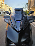 MOTOCAM Yamaha Xmax 250 Siperlik Ön Cam 2023-2025 Model 36cm Füme Renkli 4mm KISA SPOR CAM