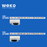 6785 37445X2 37446X2 SSC_Y22_75QNED80_BOE_66LED_A/B 4 ADET LED BAR BLUE