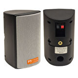MV-16 7.5 CM 30 WATT 2Lİ TAKIM SİYAH TRAFOSUZ SÜTUN HOPARLÖR