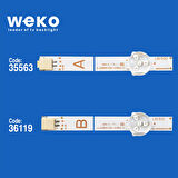 5340 35563X4 36119X2 JL.D48051330-078AS-C/HS-C 6 ADET LED BAR
