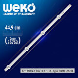 47 ROW2.1 REV 0.7 1 L1-TYPE 6916L-1176A/6916L-1361A - 44.9 CM 4 LEDLİ -