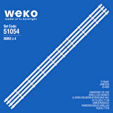 6054 36865X4 JL.D420A1235-081BS-M 4 ADET LED BAR