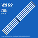5310 34637X5 D2GE-320SC0-R3 5 ADET LED BAR BAKIR TABANLI