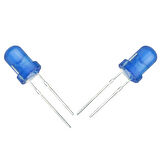 HALMET MANTAR LED 5MM ŞEFFAF MAVİ
