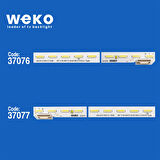 6342 37076X1 37077X1 65 V16 ART3 2435/4 REV 0,9 6 L/R-TYPE 2 ADET LED BAR