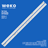 6523 37216X1 37217X1 S_KS7/7.5/8/9K_65_SFL70_L90/R90 2 ADET LED BAR