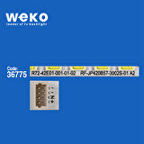 5976 36775X2 RF-JP420B57-3002S-01 R72-42E01 2 ADET LED BAR