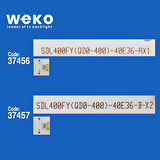 6792 37456X1 37457X2 SDL400FY_40E36_A/B 3 ADET LED BAR