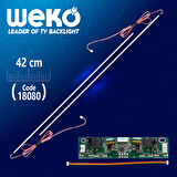37 E-LED 48 LEDLİ 420MM 360-450MA 48-51V ÇİFT LED+SÜRÜCÜ+KABLO TAKIM