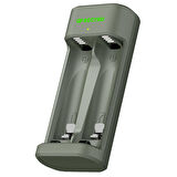 E221 USB 2LÜ AA - AAA PİL ŞARJ CİHAZI PİLSİZ