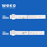 5580 36094X1 36095X1 K320WDX A2 4708-K320WD-A2113N11 2 ADET LED BAR