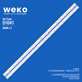 6041 36848X2 JL.HGD320D2012S1P-16 2 ADET LED BAR