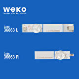 5692 36663X3 IC-D-HWBJ40D660 9P84 3 ADET LED BAR 6 PARÇA