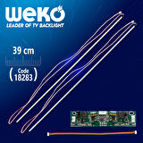39,5 E-LED 42 LEDLİ 390MM 360-450MA 48-51V ÇİFT LED+SÜRÜCÜ+KABLO TAKIM