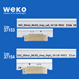 6426 37153X1 37154X1 SSC_65İNCH_90LED_ARRAY_LEFT/RIGHT_181128 2 ADET LED BAR