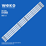 6068 36421X4 CXD400410000-X3 SKYWORT.LCD 4 ADET LED BAR