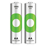 1300 MAH Nİ-MH 1.2 VOLT AA KALEM ŞARJLI PİL 2Lİ PAKET GP130AAHCE-2EB2
