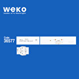 5844 36577X2 DLED31.5MXY 2X7 1001 315M2 2 ADET LED BAR