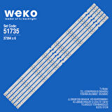 6735 37394X6 JL.D65081330-365AS-M_V03 6 ADET LED BAR