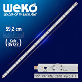 55 V17 UNB 2650 REV0.3 1 - R2 TYPE - 59.2 CM 8 LEDLİ -