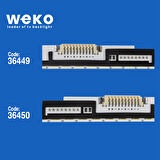 6510 36449X1 36450X1 55SNB 3D-7032LED-MCPCB-L V1LE-550SMA-R3 2 ADET LED BAR