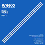 6582 35109X3 JL.D390A1235-081BS-M 3 ADET LED BAR