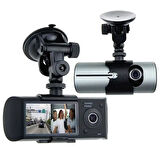 R300 GPS KAYIT DESTEKLİ ÇİFT KAMERALI ARAÇ İÇİ DVR KAMERA SET