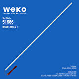 6666 JS-LB-S-JP42E9-155B20A 75 LEDLİ 54 CM 3V 1 ADET LED BAR