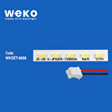 6666 JS-LB-S-JP42E9-155B20A 75 LEDLİ 54 CM 3V 1 ADET LED BAR