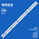 6667 37335X2 RF-AJ320E30-0701S-05 A3 2 ADET LED BAR
