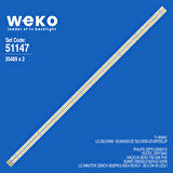 6147 35489X2 LG INNOTEK 32INCH 5630PKG 40EA REV0.0 2 ADET LED BAR