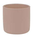 Silikon Mini Bardak Bubble Beige