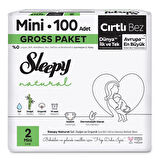 Natural Bebek Bezi Gross Paket 2 Beden 3-6 Kg 100 Adet