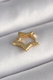 316L Çelik Renk Zirkon Taş Detaylı Model Tragus Piercing