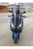 Kymco Xtown 250 İ Siperlik Ön Cam 2020 2024 Model 83cm Açıkfüme Renkli 4mm UZUN CAM