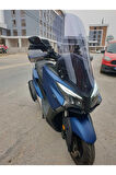 Kymco Xtown 250 İ Siperlik Ön Cam 2020 2024 Model 83cm Açıkfüme Renkli 4mm UZUN CAM