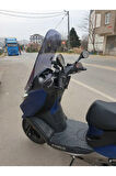 Kymco Xtown 250 İ Siperlik Ön Cam 2020 2024 Model 83cm Açıkfüme Renkli 4mm UZUN CAM