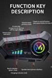 Vothoon Y10 Kask Kulaklık Bluetooth Motosiklet Kulaklık 5,3 Bluetooth Intercom Motorsiklet Kulaklık