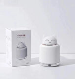 300ml Mini Hava Nemlendirici Aromaterapi Difüzör Sevimli Usb Uçucu Yağ Difüzör 3farklı Renk Gece Lambası