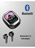  Kulak Içi Kulaklık Akıllı LED Ekran Renkli Dokunmatik Ekranlı Kablosuz Bluetooth Kulaklık Pr-Se-One Henüz değerlendirilmemiş İlk sen değerlendir