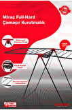Yakut Serisi - Miraç Full-hard Borulu Çamaşır Kurutmalık - Dayanıklı Çamaşır Kurutma Askısı