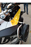 Bmw R1200 1250 GS 2013 2024 Model Yan Deflektör Rüzgarlık Turuncu Sarı Renkli Çift
