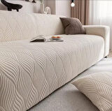 Yüksek kaliteli 3lü JAKAR koltuk örtüsü çekyat kılıfı  esnek yıkanabilir lastikli leke tutmaz tek adet.