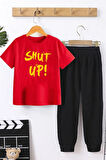 Uyguntarz Çocuk Shut Up Alt - Üst Eşofman Takımı