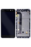 General Mobile Gm5 Plus Uyumlu Sıfır Lcd Ekran Dokunmatik Lens Çıtalı - Siyah