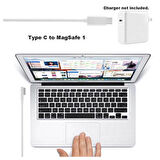 Usb Type C To Magsafe 1 L Tip 65w Macbook Pro Macbook Air Uyumlu Şarj Kablosu