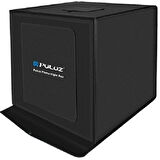 Puluz 40 x 40CM LED Işıklı Ürün Fotoğraf Çekim Çadırı Katlanabilir Portatif 30W 5500 Kelvin